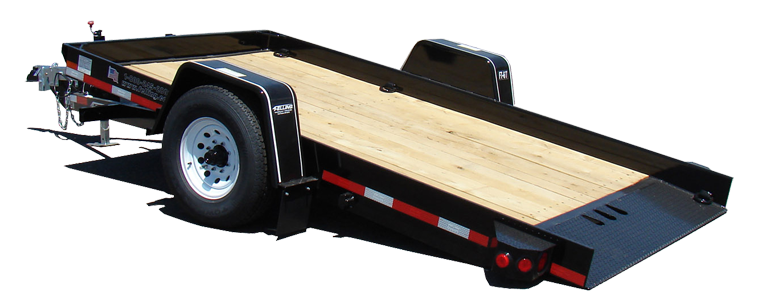 Single Axle Tilt Bed Trailer 6'x10'
